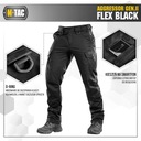 M-Tac Taktické nohavice Aggressor Flex Black 36/30 Ďalšie vlastnosti zipsy