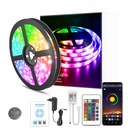 Taśma LED 5M RGB 5050 WiFi PILOT APLIKACJA TUYA MUZYKA ZESTAW 12V 30led/m