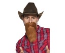 Поддельная ковбойская борода, коричневый наряд, аксессуар для маскировки, фотобудка