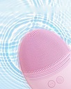 EZBASICS sonická kefka na čistenie tváre so silikónovým soft clean Light Pink Napájanie nabíjacie