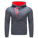 RS01 roz. L GŁADKA BLUZA MĘSKA Z KAPTUREM