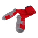 Športové ponožky pre dospelých Futbalové pančuchy Bavlna červená Dominujúca farba prehľadná