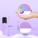 BLUETOOTH КАРАОКЕ БЕЗДРОТОВИЙ 2 МІКРОФОНИ ДИТЯЧИЙ НАБІР USB