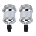 VINTAGE ALUMINUM FASTENERS HEADLIGHTS 2 SZT. E26 E27 NEST RETRO SILVER  photo 5