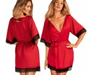 КРАСНЫЙ БАННЫЙ ХАЛАТ OBSESSIVE SENSUELIA L/XL