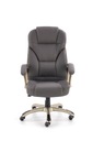 Halmar DESMOND Офисный стул, серый - эко-кожа