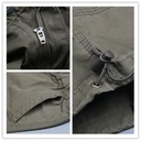 Capri Long Cargo Shorts Men 2022 Summer Casual Cot Szerokość w pasie 1 cm