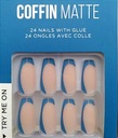 НАКЛАДКИ ДЛЯ ИСКУССТВЕННЫХ НОГТЕЙ PRIMARK PS.COFFIN MATTE.