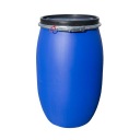 Пластиковая бочка с крышкой 220л. ПРОДОВОЛЬСТВЕННЫЙ СЕРТИФИКАТ ООН.