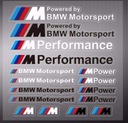 НАБОР НАКЛЕЙКОВ BMW M POWER PERFORMANCE 16 ТЮНИНГ