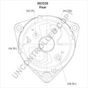 ALTERNÁTOR 860558 PRESTOLITE ELECTRIC Katalógové číslo dielu 860558