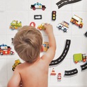 ROAD + FOAM BATH CARS 6841 пазл с игрушечными машинками для водяной ванны