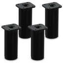 4x NOGA NÓŻKA MEBLOWA CZARNA NÓŻKA POD SZAFKĘ Z REGULACJĄ H10CM TANIEJ 20%