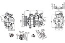 COMPRESOR DE ACONDICIONADOR AUDI A4 ALLROAD B9 A4 B9 A5 A6 C7 A7 Q7 