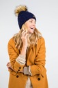 Módna dámska čiapka s brmbolcom s prímesou vlny Pohlavie Výrobok pre ženy