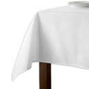 Скатерть ГЛАДКАЯ хлопковая - THICK - 120x270 белая