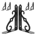 6 шт. ПОЛОЧНЫЙ КРОНШТЕЙН ДЛЯ ДОМА УГЛОВОЙ ПОЛОЧНЫЙ КРОНШТЕЙН