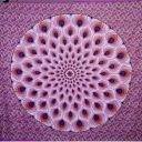 Xxl Индийская занавеска Mandala 210x230