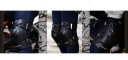 ÉQUIPEMENT MOTOCYCLETTE XXL PROTECTEURS ROTULE NOIR RÉFLÉCHISSANT K01-3photo 10