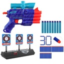 PISTOLET NERF ELITE 2.0 PROSPECT QS-4 WILD EDITION + TARCZA + 30 STRZAŁEK