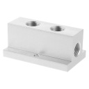 КОМПАКТНЫЙ РАСПРЕДЕЛИТЕЛЬ ВОЗДУХА Z WIELOMA PORTAMI, БЛОК ALUMINIOWY, ЦВЕТ СЕРЕБРЯННЫЙ  фото 7
