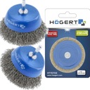 ЩЕТКА СТАЛЬНАЯ ПЕРЕДНЯЯ С ХВОСТОВИКОМ 50ММ, СТАЛЬНАЯ ПРОВОЛОКА 0,3ММ