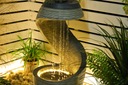 FONTANN OGRODOWA - &quot; L E A &quot; wys. 90 cm- ośw. LED !!! OGRÓD-TARAS-PATIO !! Typ fontanna (pompa)