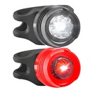 ВЕЛОСИПЕДНЫЕ ФОНАРИ СВЕТОДИОДНЫЕ ВЕЛОСИПЕДНЫЕ ФАРЫ ПЕРЕДНЯЯ ЗАДНЯЯ 2 ШТ.