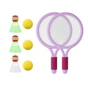 Zestawy do badmintona Podwórko Zagraj w grę Zabawkę Wygodne uchwyty Dla dzieci Tenis Fioletowy Kod producenta fangyidali696
