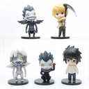 5 ks Anime Death Note Action Figures hračky
