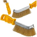 РУЧНАЯ ЩЕТКА ЛАТУННАЯ С ШРЕЗЬЮ 175г