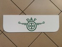 Брызговик, фартук, крышка, логотип DAF, бело-зеленый