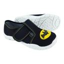Raweks papuče do škôlky detské papuče variabilné na suchý zips Batman 33 Dominujúca farba čierna