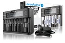 EverActive UC800 универсальное зарядное устройство 10 каналов 9 В 18650 26650 R14 AA AAA
