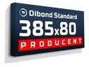 Рекламный светодиодный короб Dibond STANDARD 385х80см