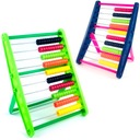 ЦВЕТНАЯ 10-РЯДНАЯ ПЛАСТИКОВАЯ ШКОЛЬНАЯ АБАБУС