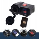 ЗАРЯДНОЕ УСТРОЙСТВО ДЛЯ МОТОЦИКЛА, 2 USB-ВОЛЬТМЕТРА