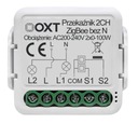 Минирелейный модуль OXT 2 цепи без N ZigBee TUYA
