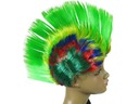 ПАРИК ИРОКЕЗ ПАНК, ЗЕЛЕНЫЙ ЦВЕТНОЙ