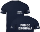 BAWEŁNIANY T-SHIRT ODBLASKOWY POMOC DROGOWA