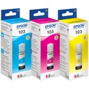 Epson Ink 103 CMY COLOR 65 мл для EcoTank — ОРИГИНАЛ