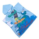 ПОНЧО ПОЛОТЕНЦЕ С КАПЮШОНОМ ПЛЯЖНОЕ ПОНЧО