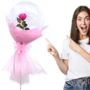 ШАР С РОЗОЙ СО СВЕТОДИОДНОЙ ПОДСВЕТКОЙ ДЛЯ СВАДЕБНОГО ПОДАРКА