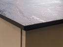Столешница для ванной комнаты, 61 см, водонепроницаемая, черная, компактный HPL 190SL, 12 мм.