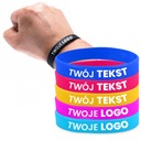 РЕКЛАМНЫЕ СИЛИКОНОВЫЕ БРАЛЕТЫ С НАПЕЧАТАННЫМ СОБСТВЕННЫМ ЛОГОТИПОМ ЦВЕТ ТЕКСТА ПО ВАШЕМУ ВЫБОРУ