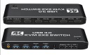 КОНСОЛЬ USB 3.0 KVM 2x2 HDMI 2.0 Switch Switch 2 монитора
