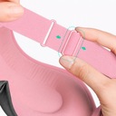 3D maska na spaní NASTAVITELNÁ, LEHKÁ, 100% ZATEMNĚNÁ, RŮŽOVÁ Hlavní materiál polyester