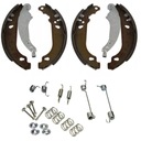 ТОРМОЗНЫЕ КОЛОДКИ + ПРУЖИНЫ PEUGEOT 206 1998-