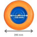 КОЛЕСО КОЛЕСО ДЛЯ ТАЧКИ SOLID 4.00-8 400-8 400x8 БЕСКАМЕРНОЕ SOLID + ОСЬ