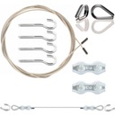 3 м Z2 КАРДИНА СТАЛЬНОЙ КАБЕЛЬ ДЛЯ САДОВОЙ ТЕРРАСЫ ШТОРЫ ДЛЯ ТЕРРАСЫ СТРУНА